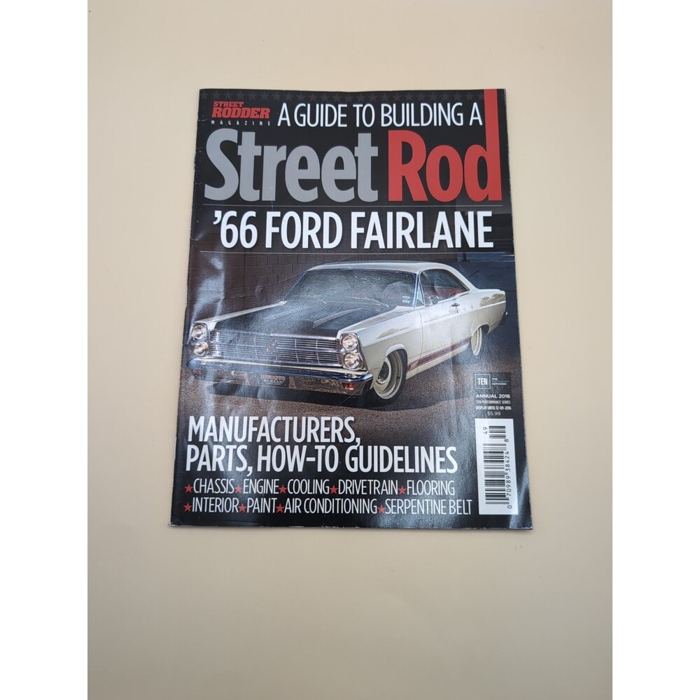 Street Rodder Magazine 2016 Annual 1966 Ford Fairlane Street Hot Rod Car Issue